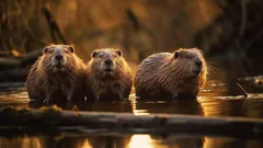 Bäver fäller träd inte för att få mat: en överraskande sanning